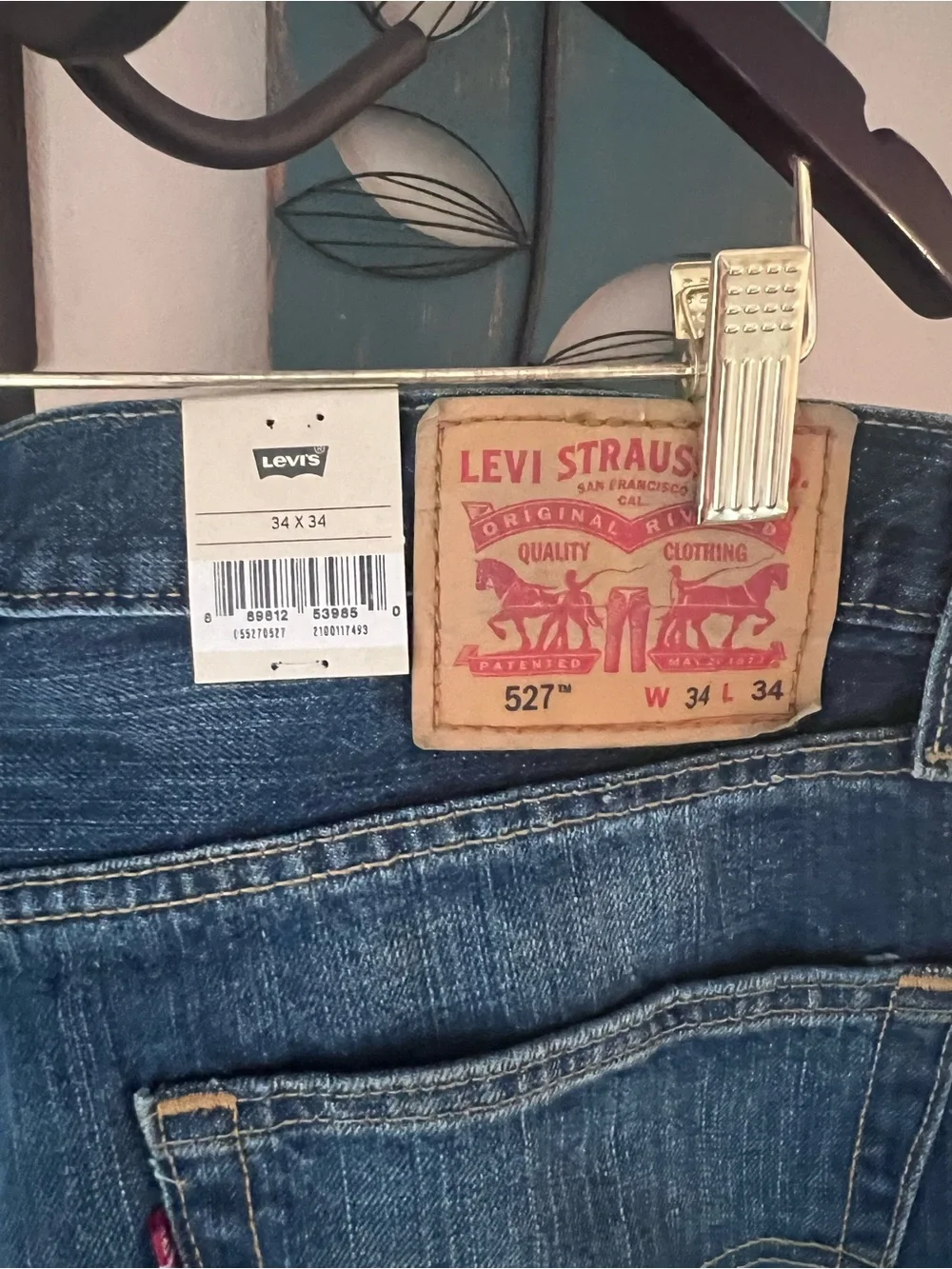 Levi's 527 Slim Bootcut Jeans - New With Tags - 34x34